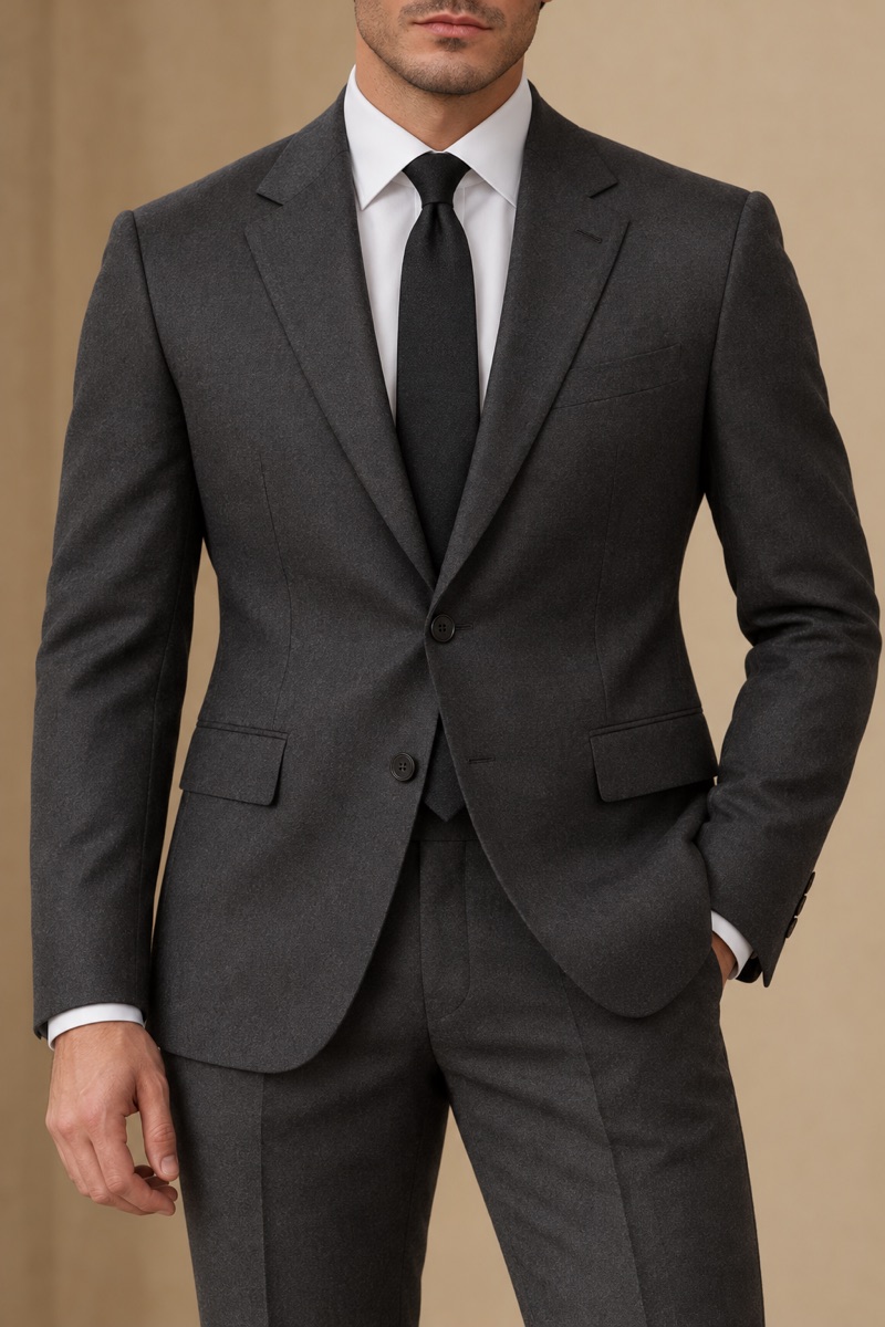 The Signature in Charcoal Suit, concept render